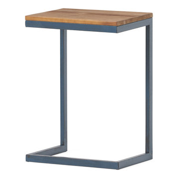 GDF Studio Ramona Fir wood Antique Accent Table, Large