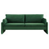 Indicate Performance Velvet Sofa, Emerald