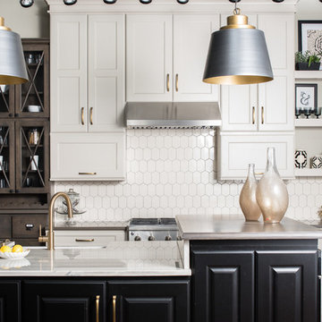 A modern kitchen with personality.