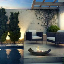 Misa Large Fireplace (Bio) - Outdoor Fireplaces