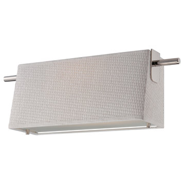 Nuvo Lighting 62/191 Claire 1 Light LED Wall Sconce - Polished Nickel