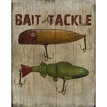 Canvas, Bait & Tackle by Beth Albert, 30"x24"