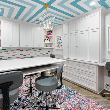 Vibrant Craft Room