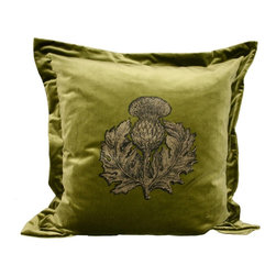 Timorous Beasties Thistle Cushion - Seat Cushions