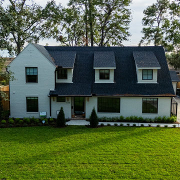 Memorial Modern House w/ - Landscape Design, Installation, and maintenance.