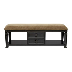 Pulaski Brookfield Bench in Black - Products