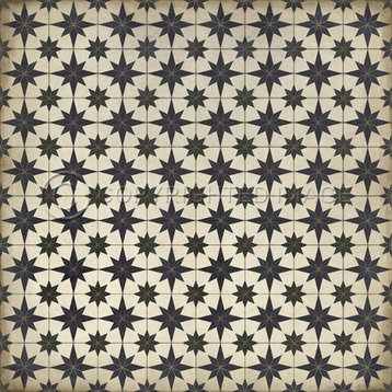 Vintage Vinyl Floorcloth Mats, Pattern 20 Astraea, 96x96