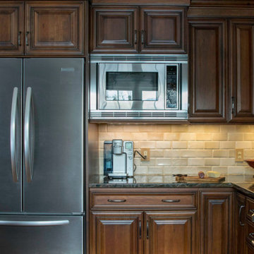 ULTIMO- Artesia in Toffee with Ebony Glaze and Cottage Distressing on Cherry