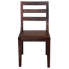 Porter Designs Fall River Solid Sheesham Wood Dining Chair - Walnut