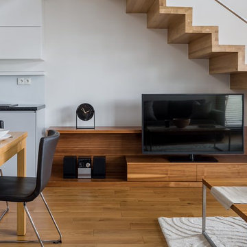Contemporary Stylish living room, Redmond, WA