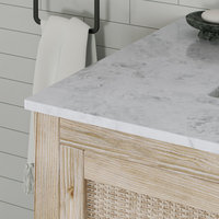 Legion Bath Vanity, Single Sink, 36", Natural, Freestanding
