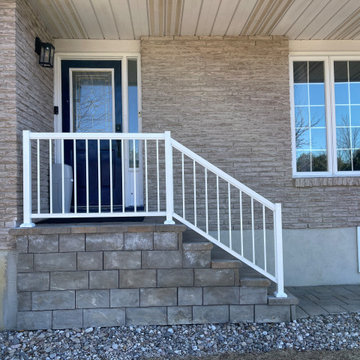 Picket Front Step Railing
