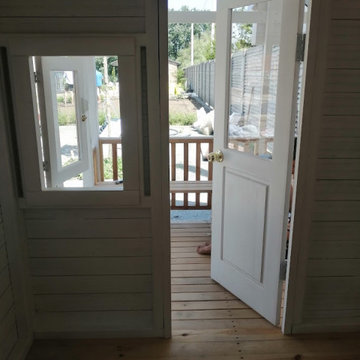 Custom Playhouse with Covered Terrace & Kids Furniture – Crane-Delivered