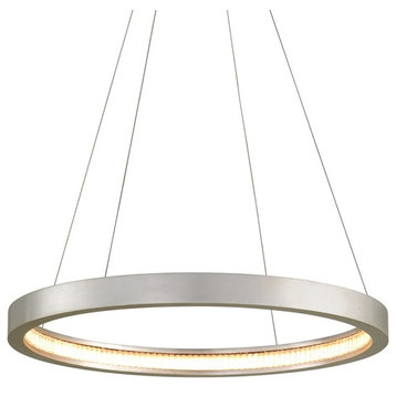 Corbett Lighting 285-41 Jasmine 28"W LED Suspension Ring - Silver Leaf