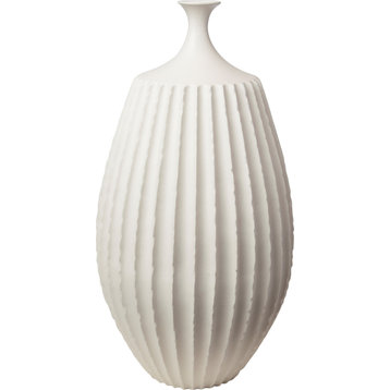 Sawtooth Vase - Natural, Medium