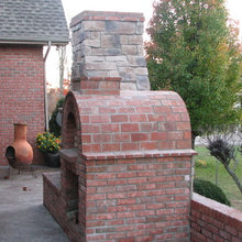 The Riley Family Wood Fired Brick Pizza Oven Fireplace