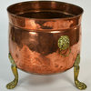 Consigned Large Copper Wine Bottle Cooler Or Ice Bucket, Vintage English