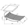 Outdoor Double Chaise Lounge Hammock Bed With Sun Shade and Wheels