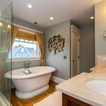 Indulgent bath in primary suite