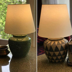 Ceramic stand with Shade - Desk Lamps