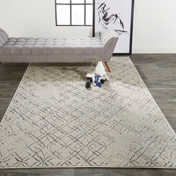 Orin Area Rug - Beige/Silver
