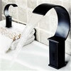 Oil Rubbed Bronze Waterfall Brass Touchless Automatic Motion Sensor Faucet