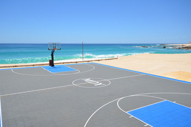 Beach Basketball Court Installation