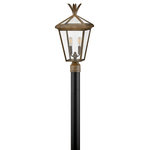 Hinkley - Hinkley Palma Large Post Top Or Pier Mount Lantern, Burnished Bronze - Palma charmingly blends European elegance with timeless touches of the classic pineapple motif. Sophisticated and modern, Palma is infused with a dash of old-world glamour. This enduring design creates a balanced sensation of both refinement and ease as part of it's overall appeal.