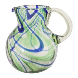 A Rainbow of Glass to Beautify Your Next Gathering - Pitchers