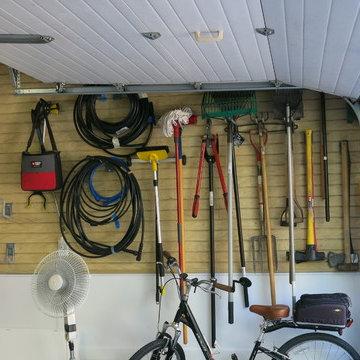 A Garage Interior Build Out / Hiding Mechanical Equipment in Your Garage