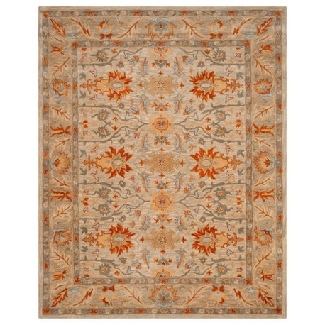 Safavieh Antiquity Collection AT63 Rug, Beige/Multi, 8'x10'