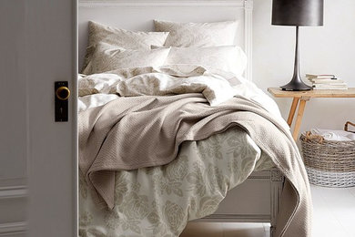 Country bedroom photo in Burlington