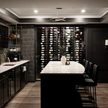 Modern Basement in Pepper Pike