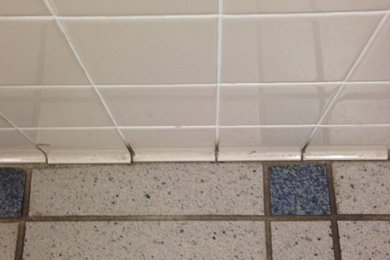 Floor tile and grout cleaning