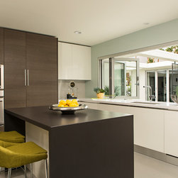 Aluminum Folding Door System with White Paint Finish - Products