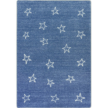 Shine On 7'8" x 10'9" area rug in color Blue Skies