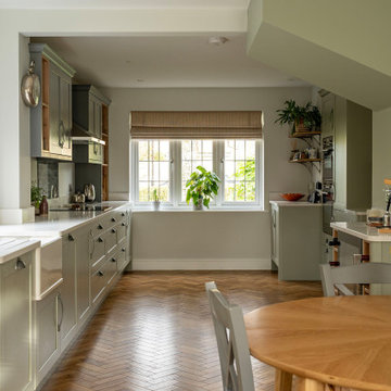 Green Shaker Kitchen in Princes Risborough