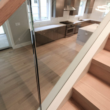 Project #60 | Contemporary Staircase with Frameless Glass