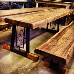 Live Edge Dining Table - Dining Tables