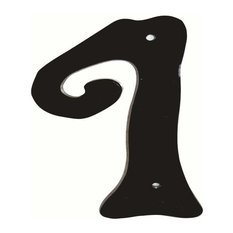 12 Inch House Numbers Houzz Atlas Homewares Scn1l Bl Scroll 5 1 2 Inch Large House