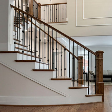 Project #117 | Custom Twist on a Classic L-Shaped Stair