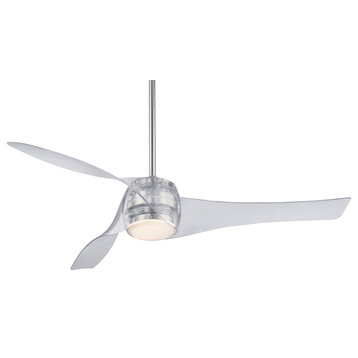 MinkaAire Artemis LED Artemis 58" 3 Blade LED Indoor Ceiling Fan - Translucent
