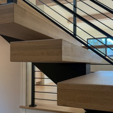 Project #147 | Modern Staircase with Seattle Style Stringer