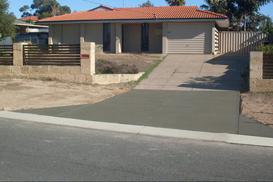 Concrete Driveway Repair - Before & After