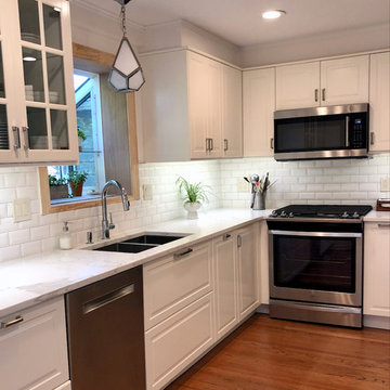 IKEA Bodbyn White kitchen Montclair