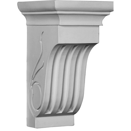 6 1/2"W x 7 3/8"D x 12"H Edwards Curved Corbel