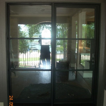 Thin Stile and Rail Iron Door