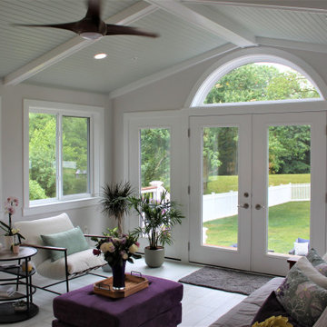 A peaceful sunroom addition in Frederick Maryland built for relaxation
