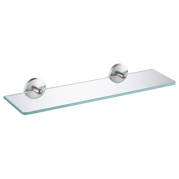 Accessory Glass Shelf - Brush Nickel