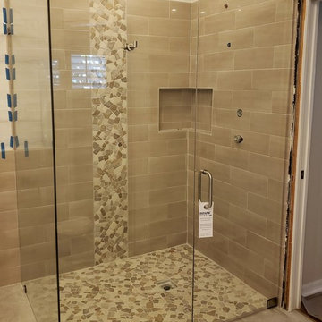 90 Degree Frameless Shower Door